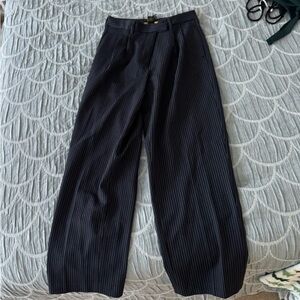 House of Harlow 1960 Black Pinstripe Trousers